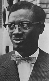 Photograph of Patrice Lumumba in 1960
